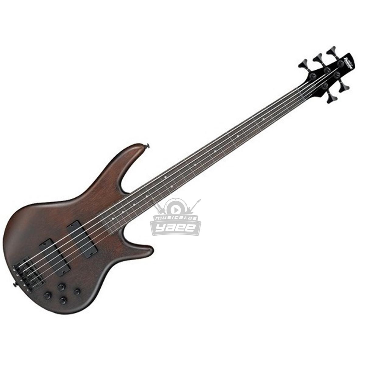 BAJO ELECTRICO IBANEZ SDGR ACTIVO 5 CUERDAS NOGAL GSR205B-WNF